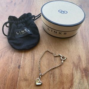 Links of London- Sterling Silver Heart Bracelet
